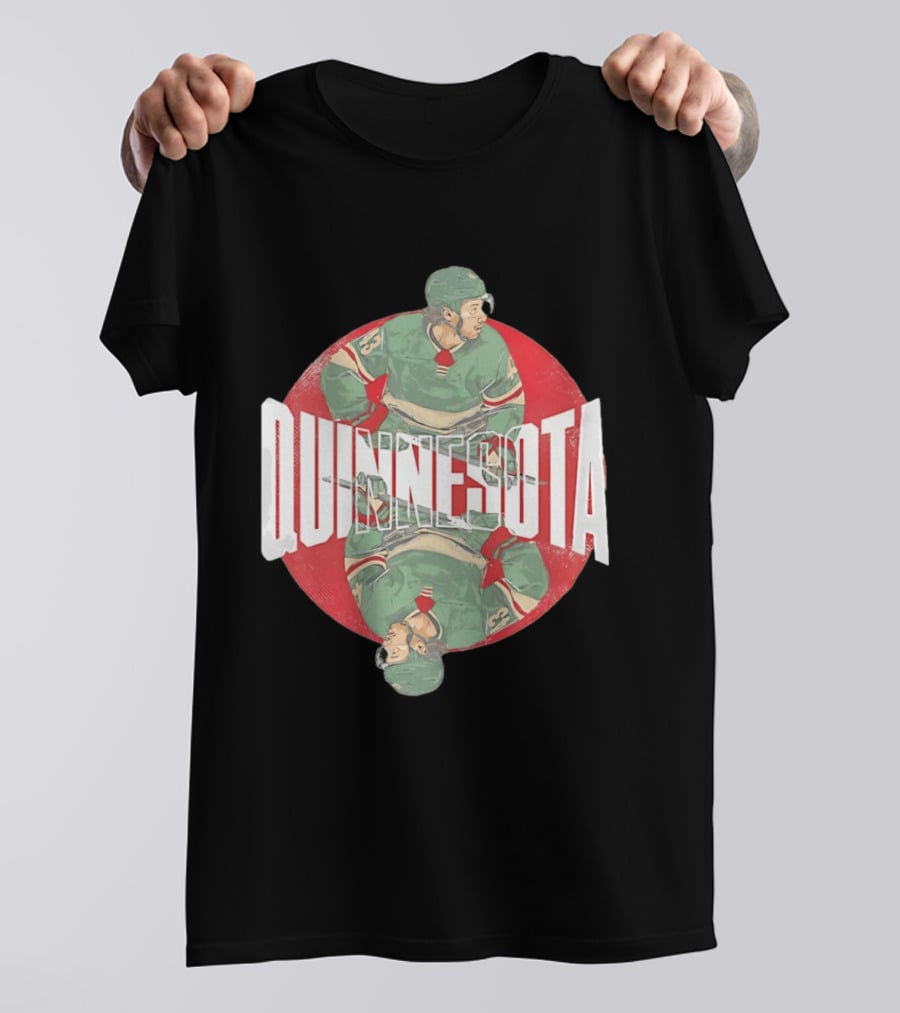 Quinnesota Reflect NHL Player Minnesota Hockey T-Shirt