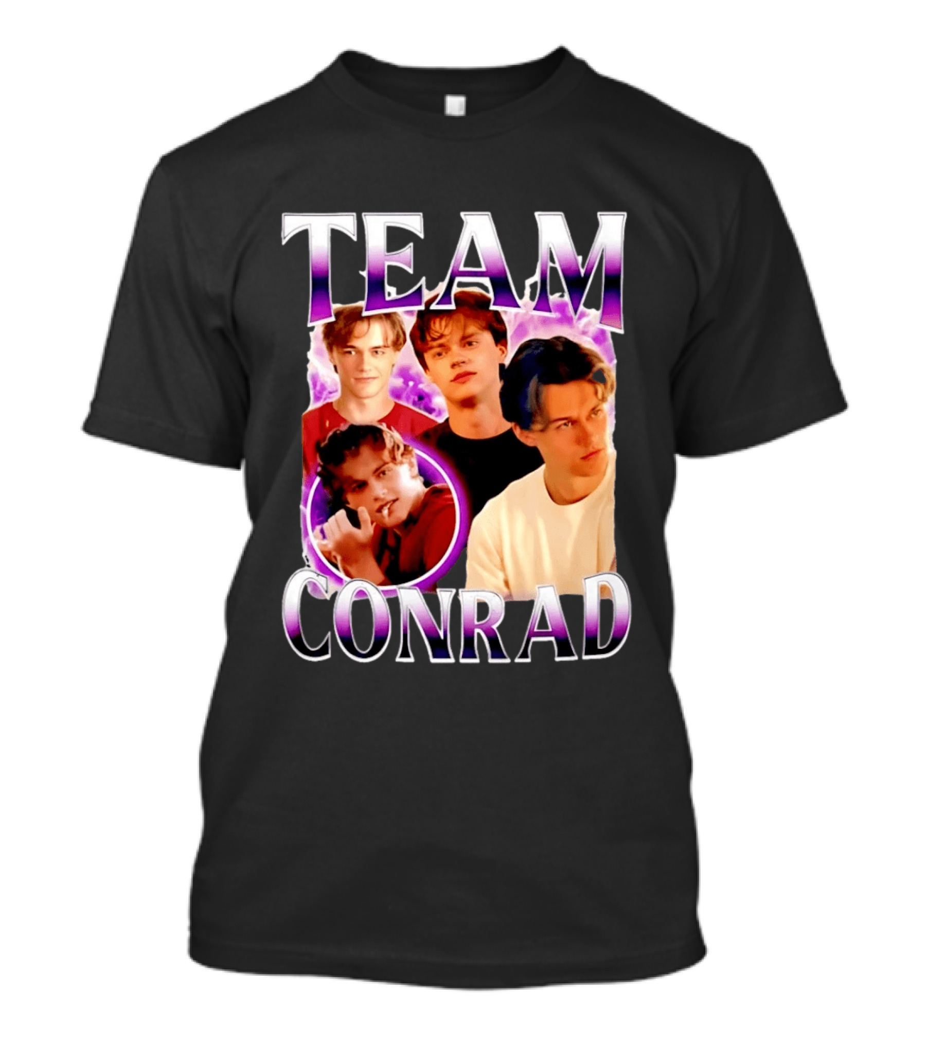 Team Conrad Fan Favorite Characters Collage 90s T-Shirt