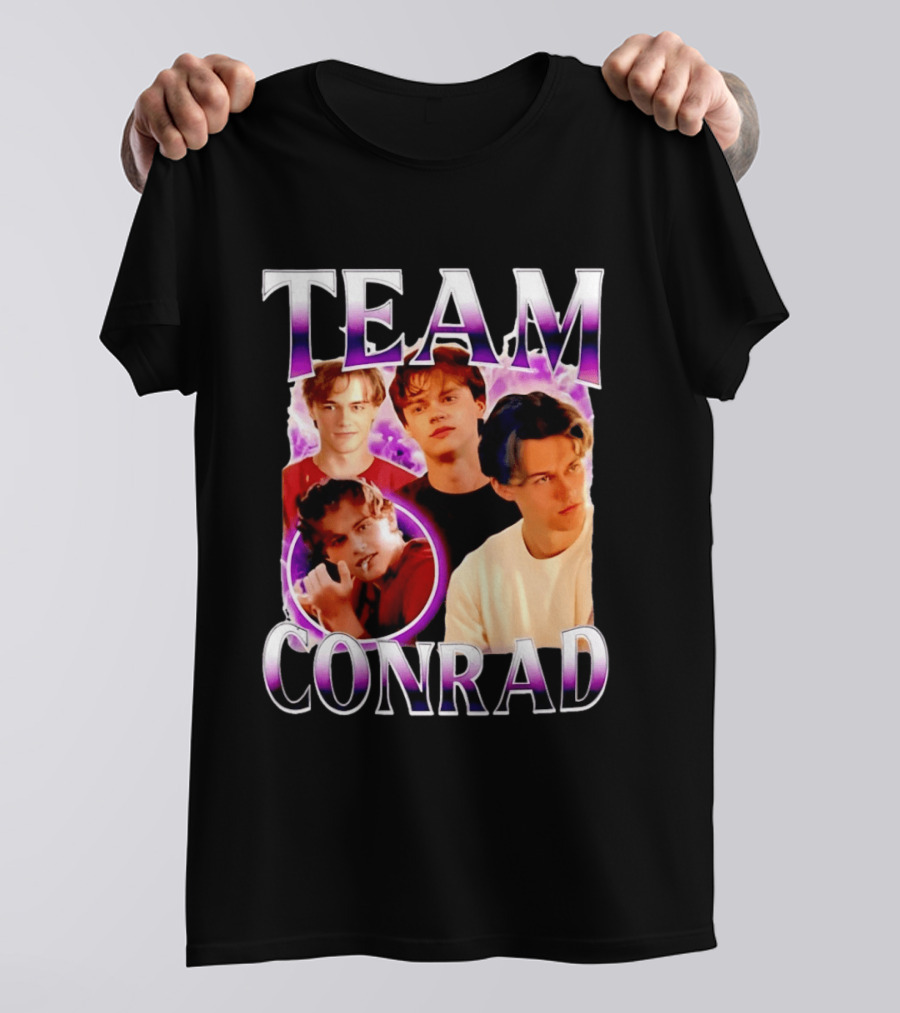 Team Conrad Fan Favorite Characters Collage 90s T-Shirt