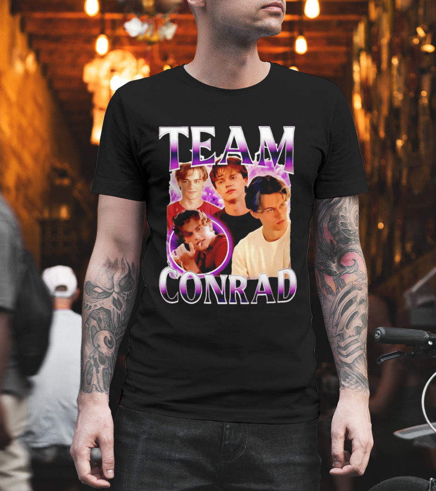 Team Conrad Fan Favorite Characters Collage 90s T-Shirt