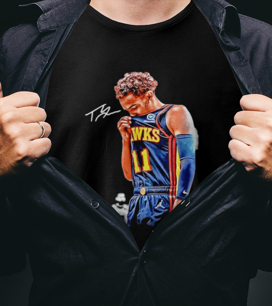 Trae Young Hawks 11 Signature Basketball Jersey 2026 T-Shirt