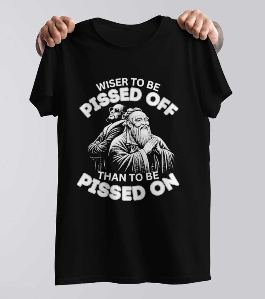 Pissed Off Pissed On Wise Owl Philosopher Humor T-Shirt