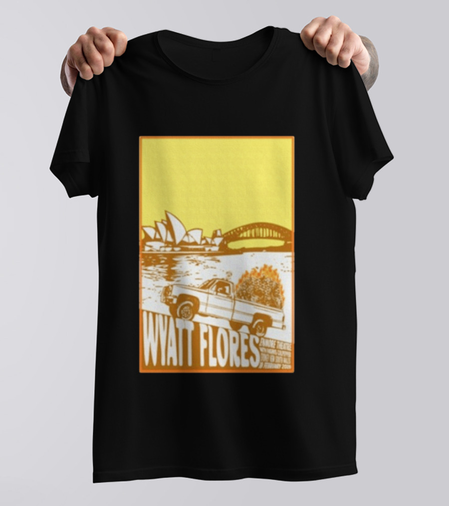 Wyatt Flores Sydney Opera House February 18 2026 Retro Truck Art New South Wales T-Shirt