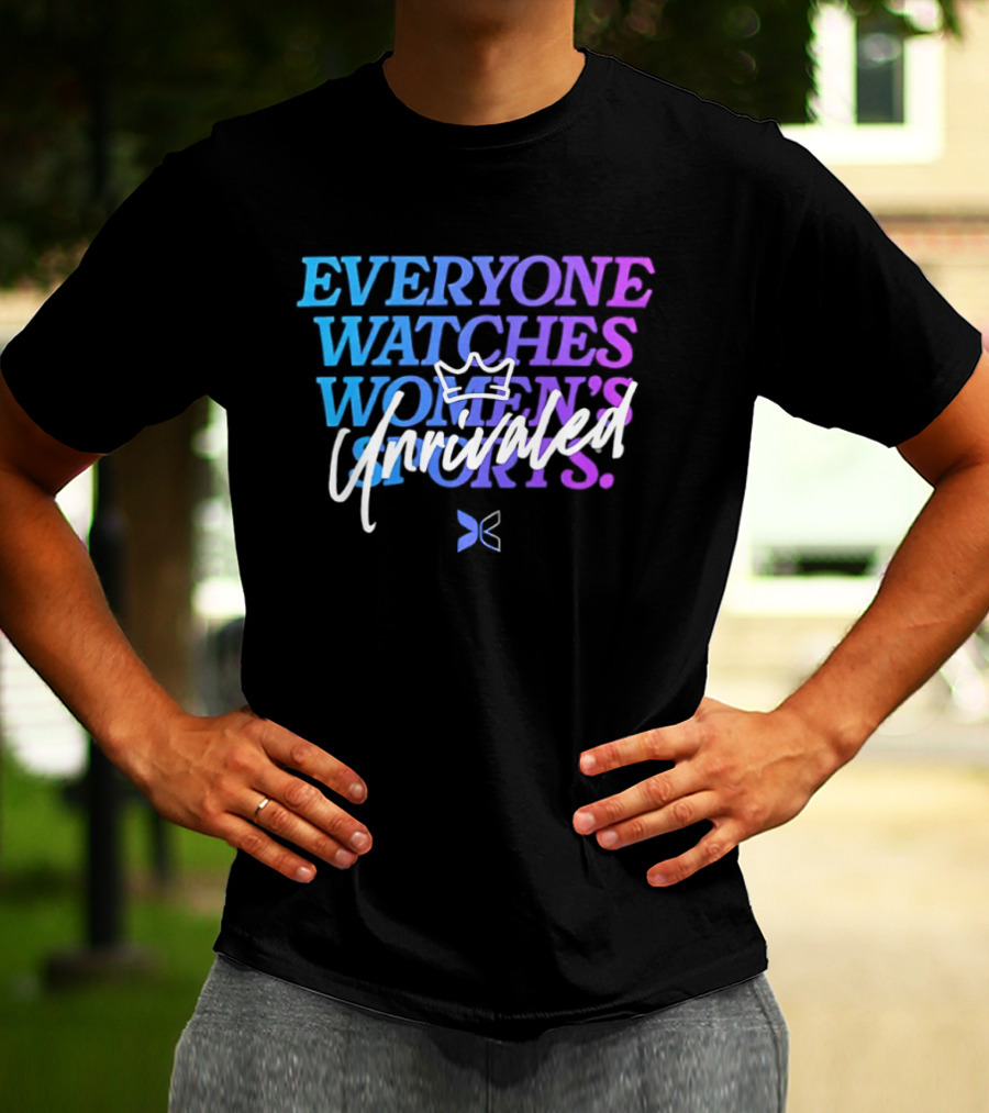 Everyone Es Unrivaled Women's Sports Crown And Butterfly T-Shirt