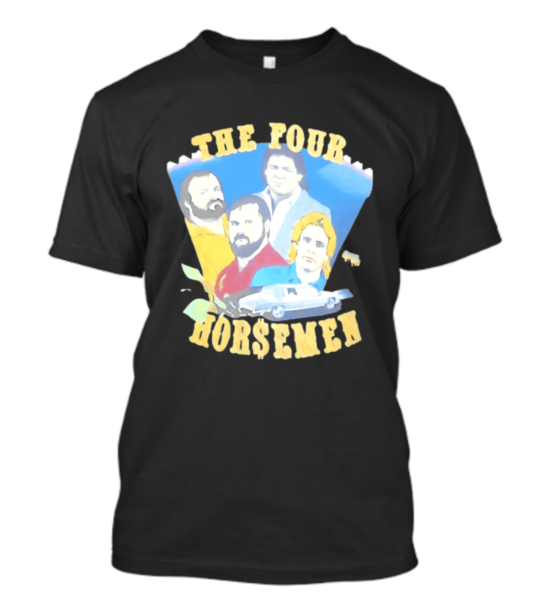The Four Horsemen Ric Flair Arn Anderson Tully Blanchard Barry Windham Legends T-Shirt