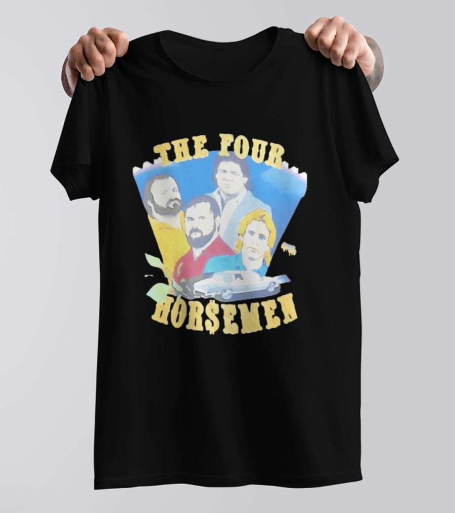 The Four Horsemen Ric Flair Arn Anderson Tully Blanchard Barry Windham Legends T-Shirt