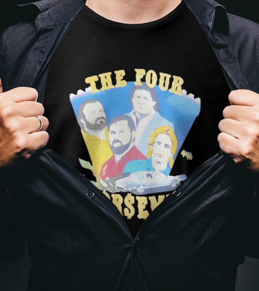 The Four Horsemen Ric Flair Arn Anderson Tully Blanchard Barry Windham Legends T-Shirt