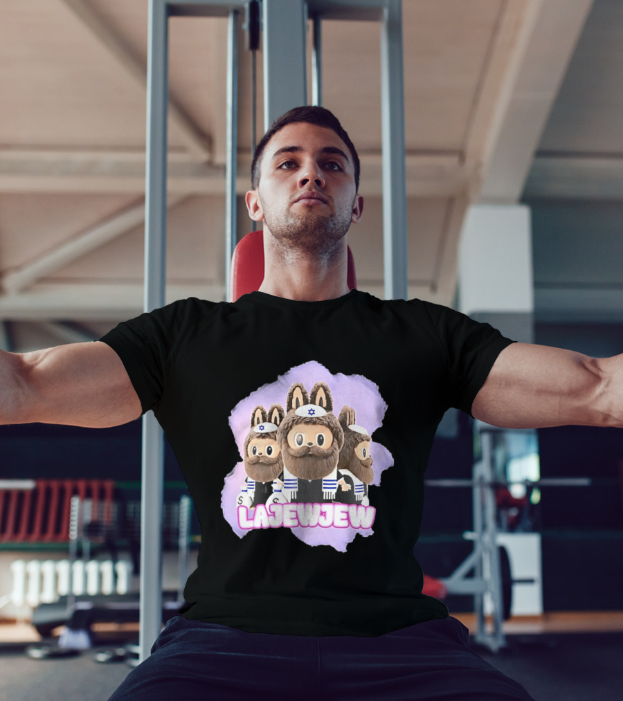 Lajewjew Labubu Jewish Rabbi Kippah Star Of David Characters T-Shirt