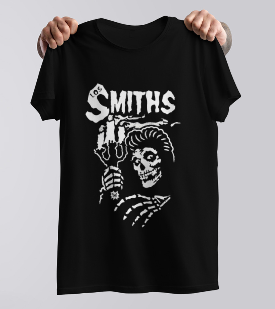 Smiths Skeleton El Joker Band Mashup T-Shirt