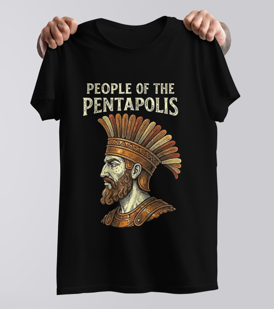 People Of The Pentapolis Ancient Philistine Warrior Bust T-Shirt