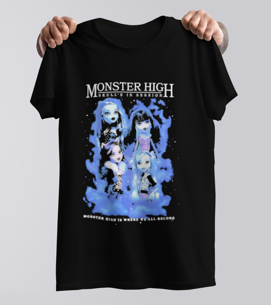 Monster High Skull's In Session Where We All Belong T-Shirt