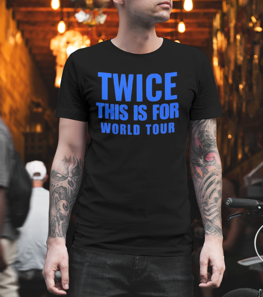 Twice This Is For World Tour Merchandise Official 2023 T-Shirt