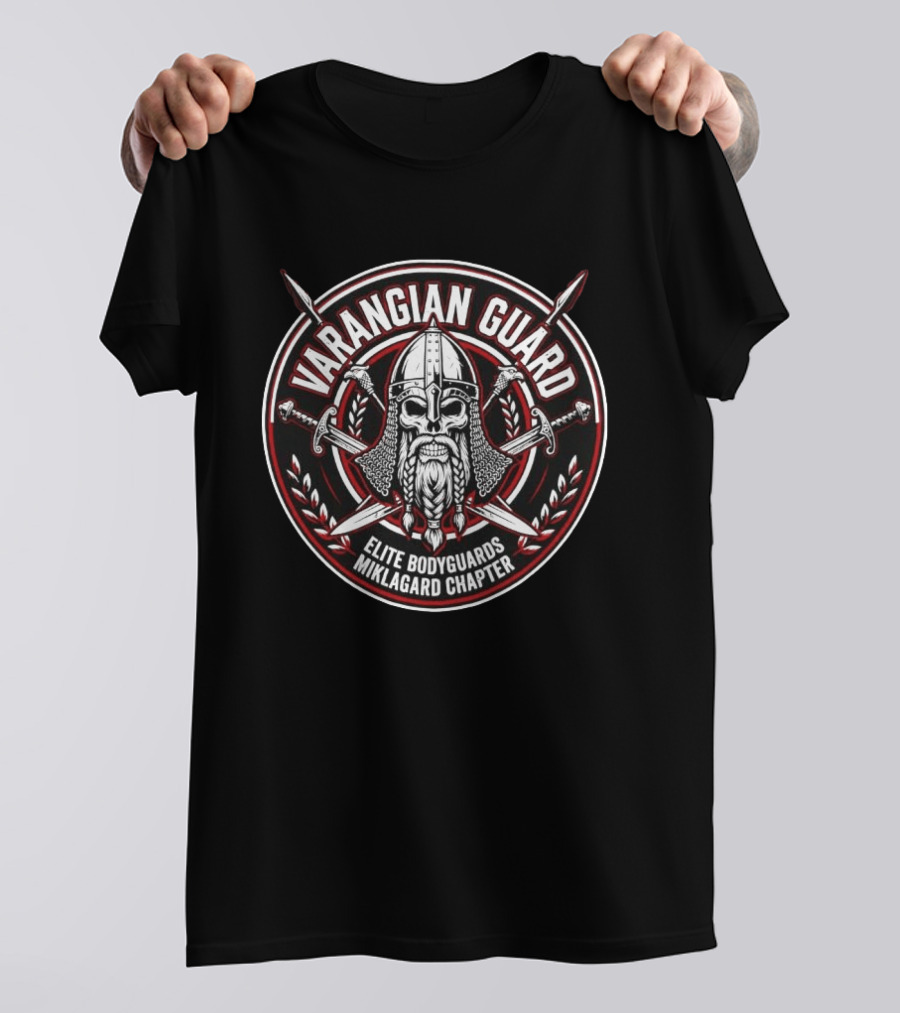 Varangian Guard Elite Bodyguards Miklagard Chapter Viking Warrior T-Shirt