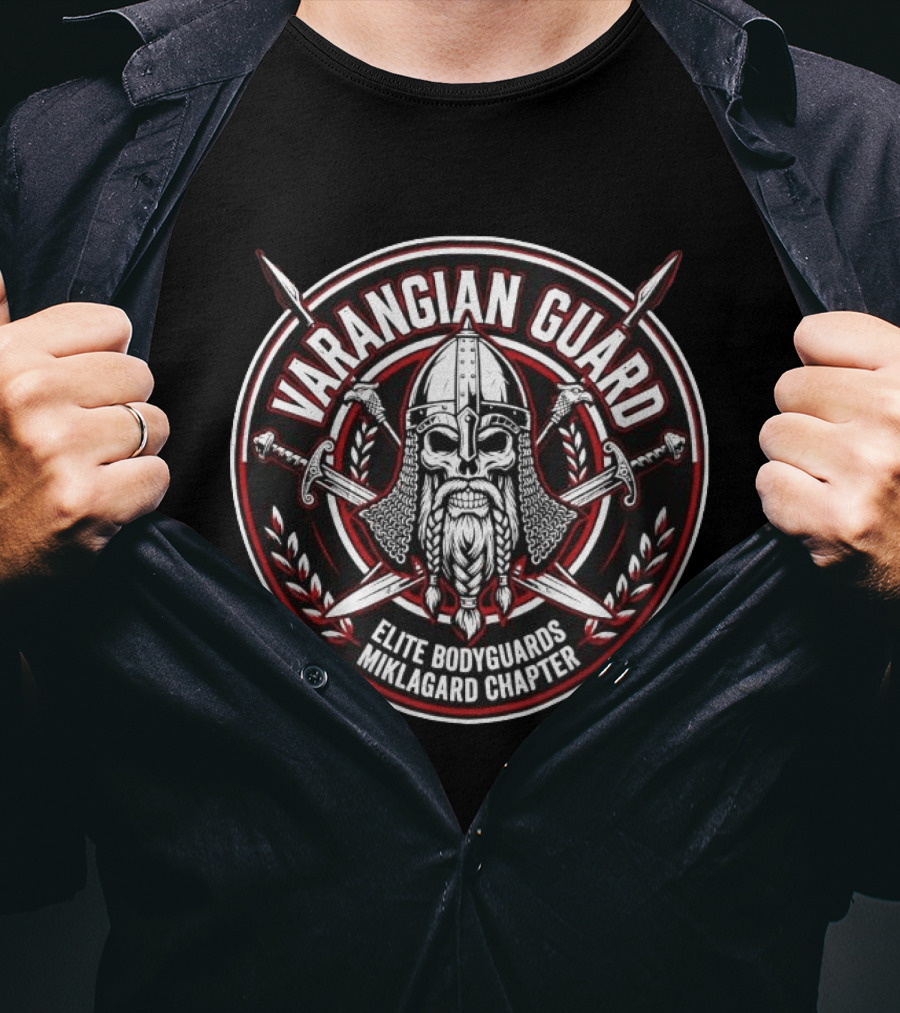 Varangian Guard Elite Bodyguards Miklagard Chapter Viking Warrior T-Shirt