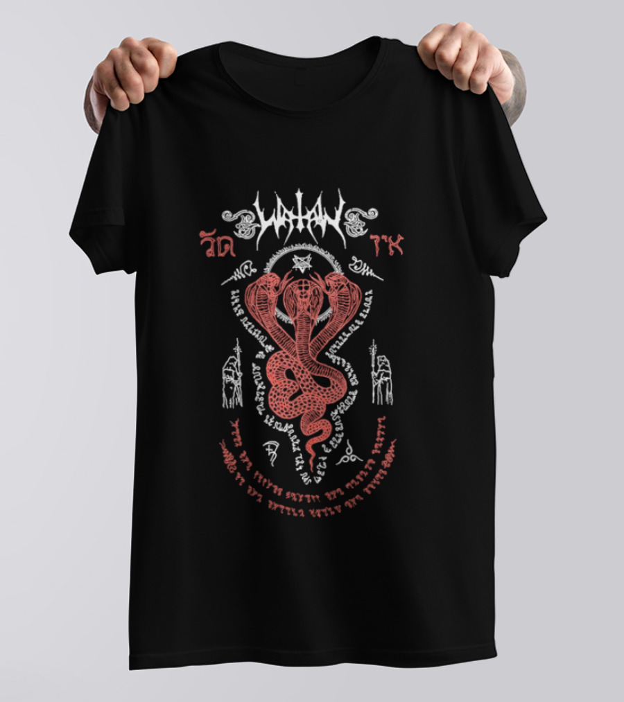Watain Trismegistos Serpent Symbol With Esoteric T-Shirt