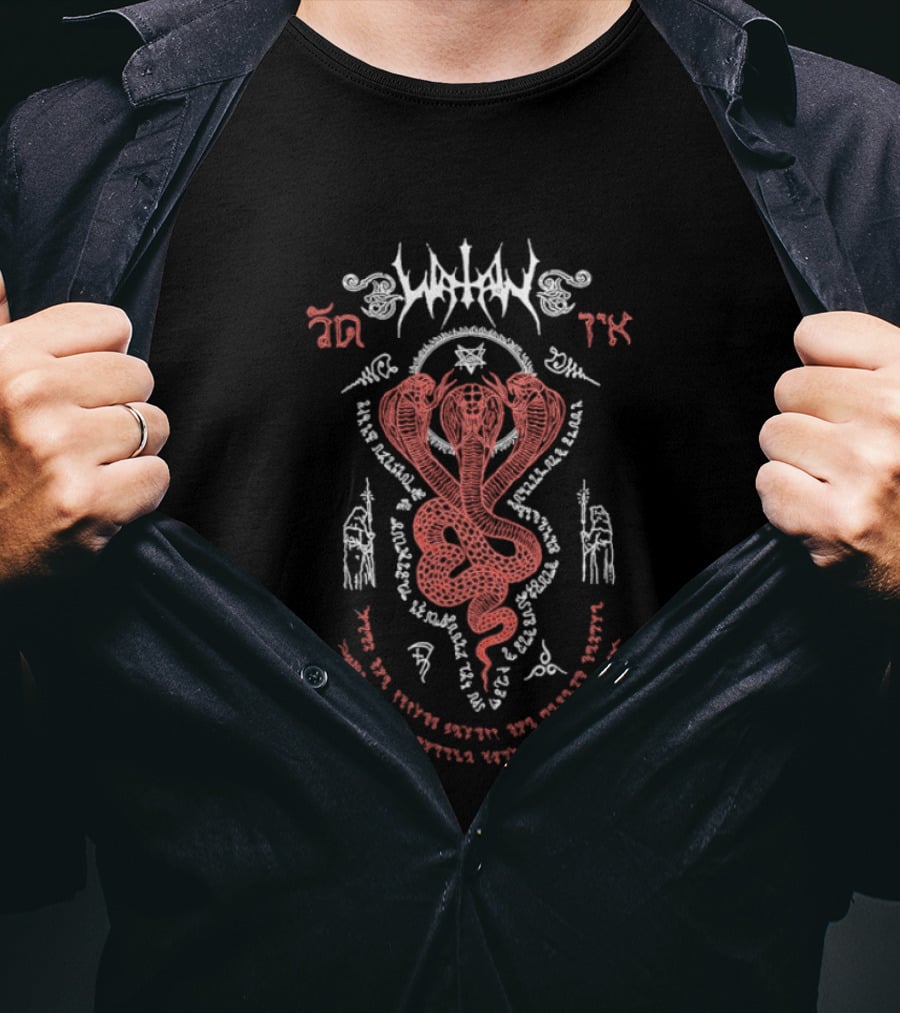 Watain Trismegistos Serpent Symbol With Esoteric T-Shirt