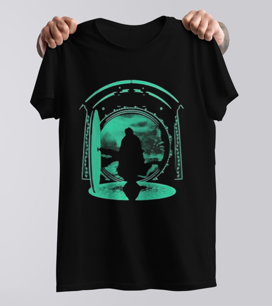 Hobbit Doorway Middle Earth Fantasy Adventure T-Shirt