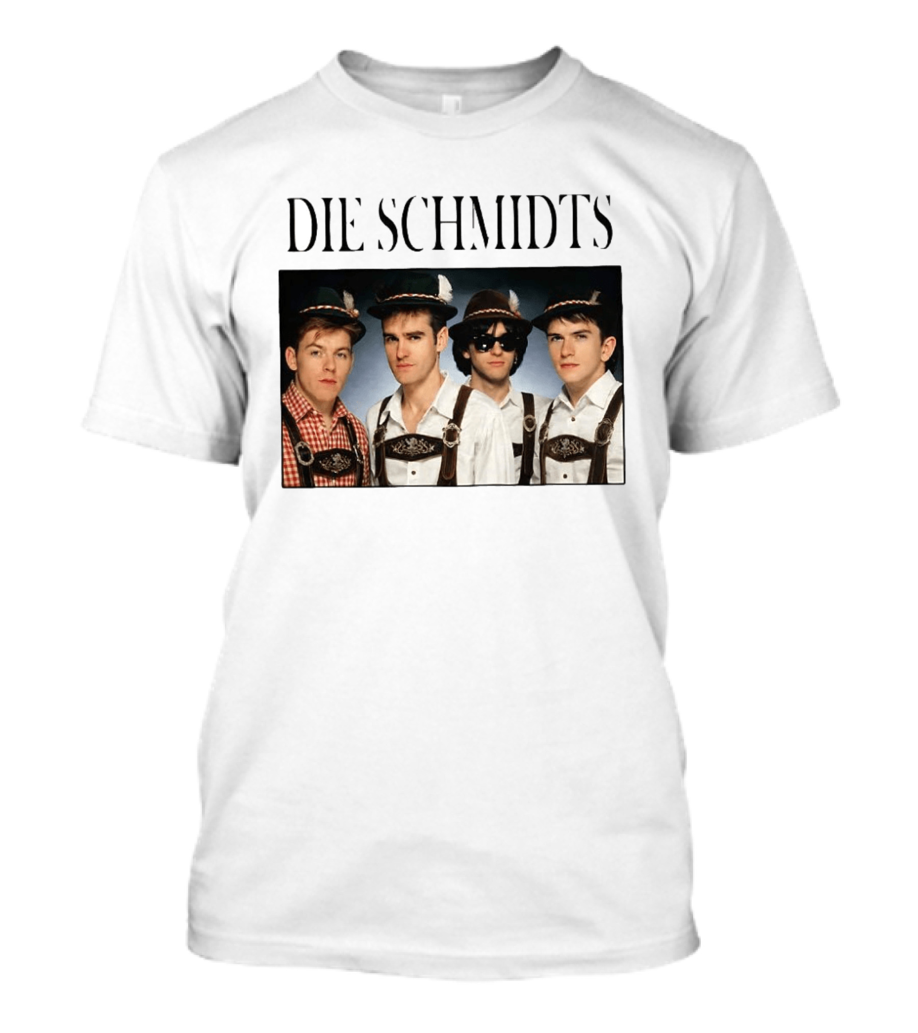 Die Schmidts Oktoberfest Band Photo Bavarian Outfit T-Shirt