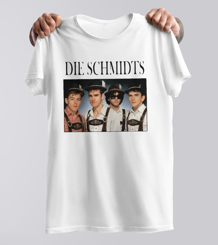 Die Schmidts Oktoberfest Band Photo Bavarian Outfit T-Shirt