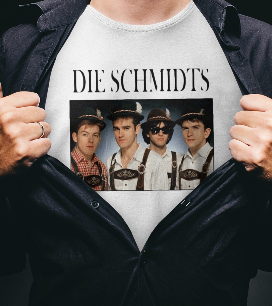 Die Schmidts Oktoberfest Band Photo Bavarian Outfit T-Shirt