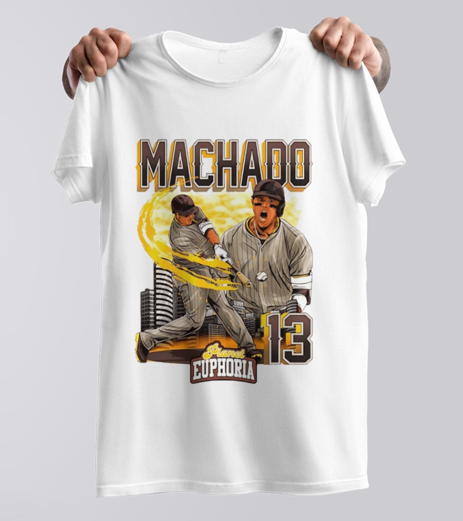 Manny Machado 13 San Diego Padres Planet Euphoria T-Shirt