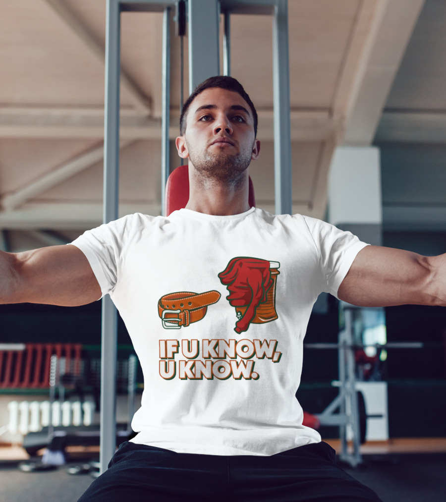 Miami Hurricanes If U Know U Know Belt And Cooler Clothing T-Shirt