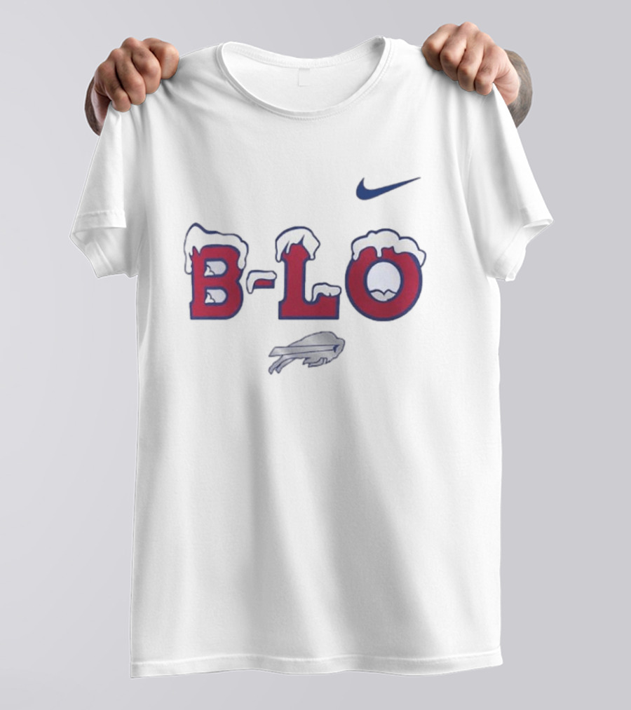 Nike Buffalo Bills B Lo Rivalry Series Snow Edition T-Shirt