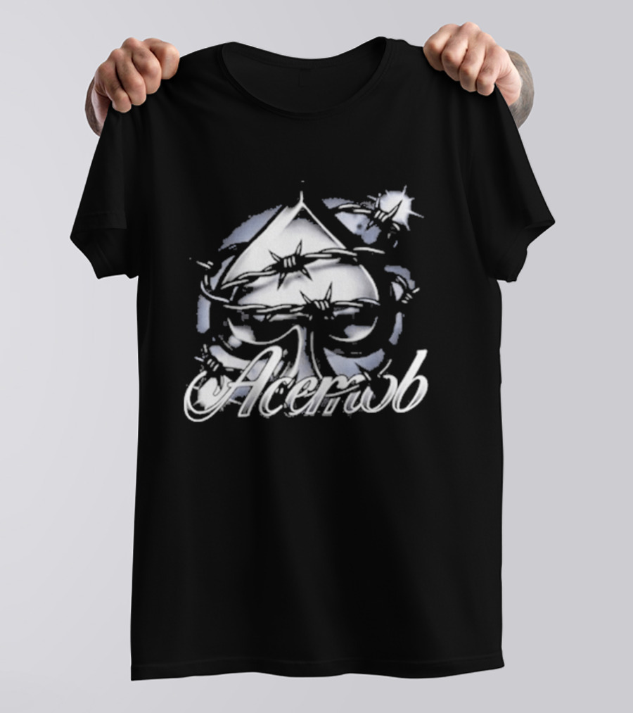Ace Mob Heart Of Thorns Spade Symbol And Starburst T-Shirt
