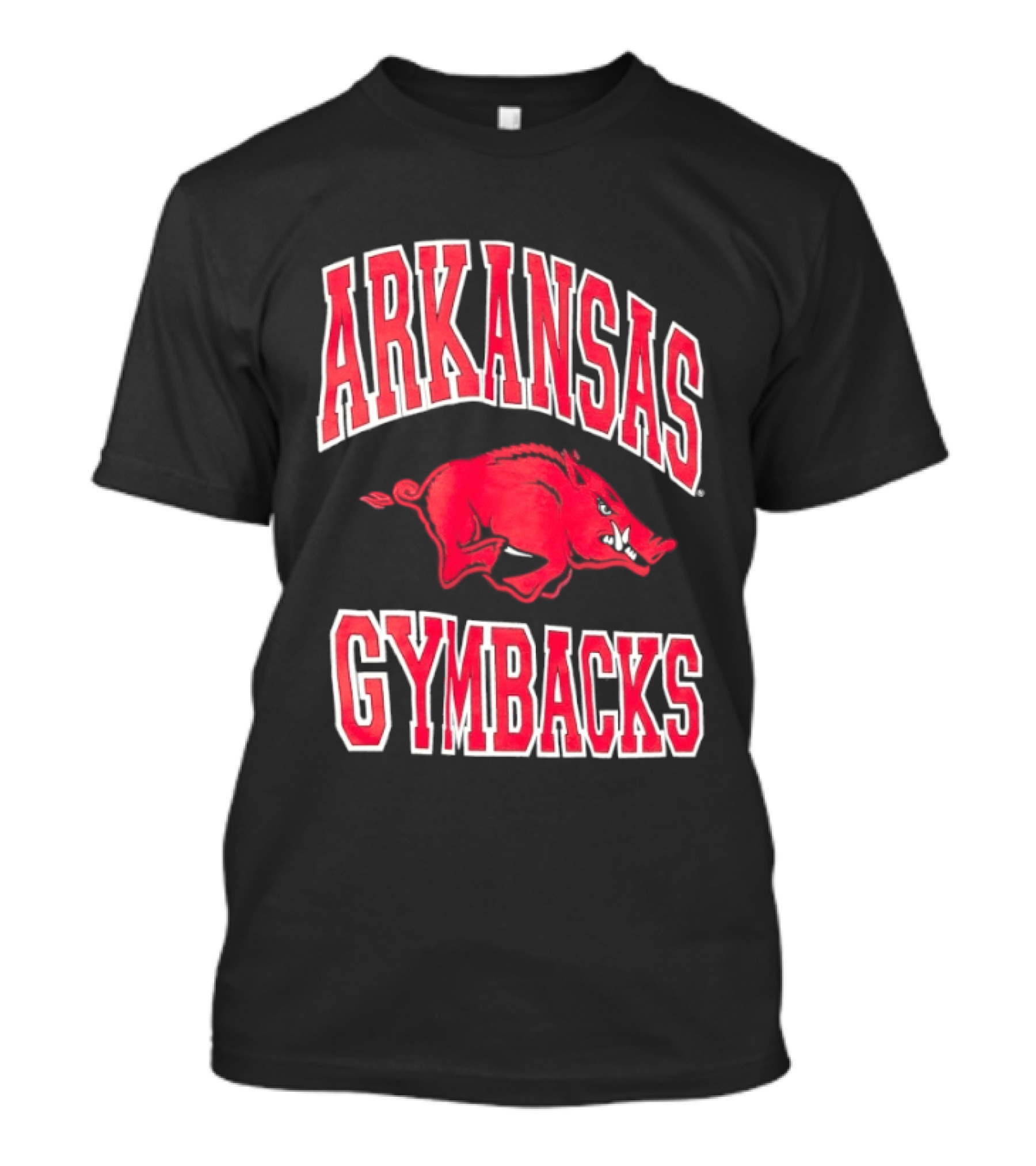 Arkansas Razorbacks Gymbacks Red Pig T-Shirt