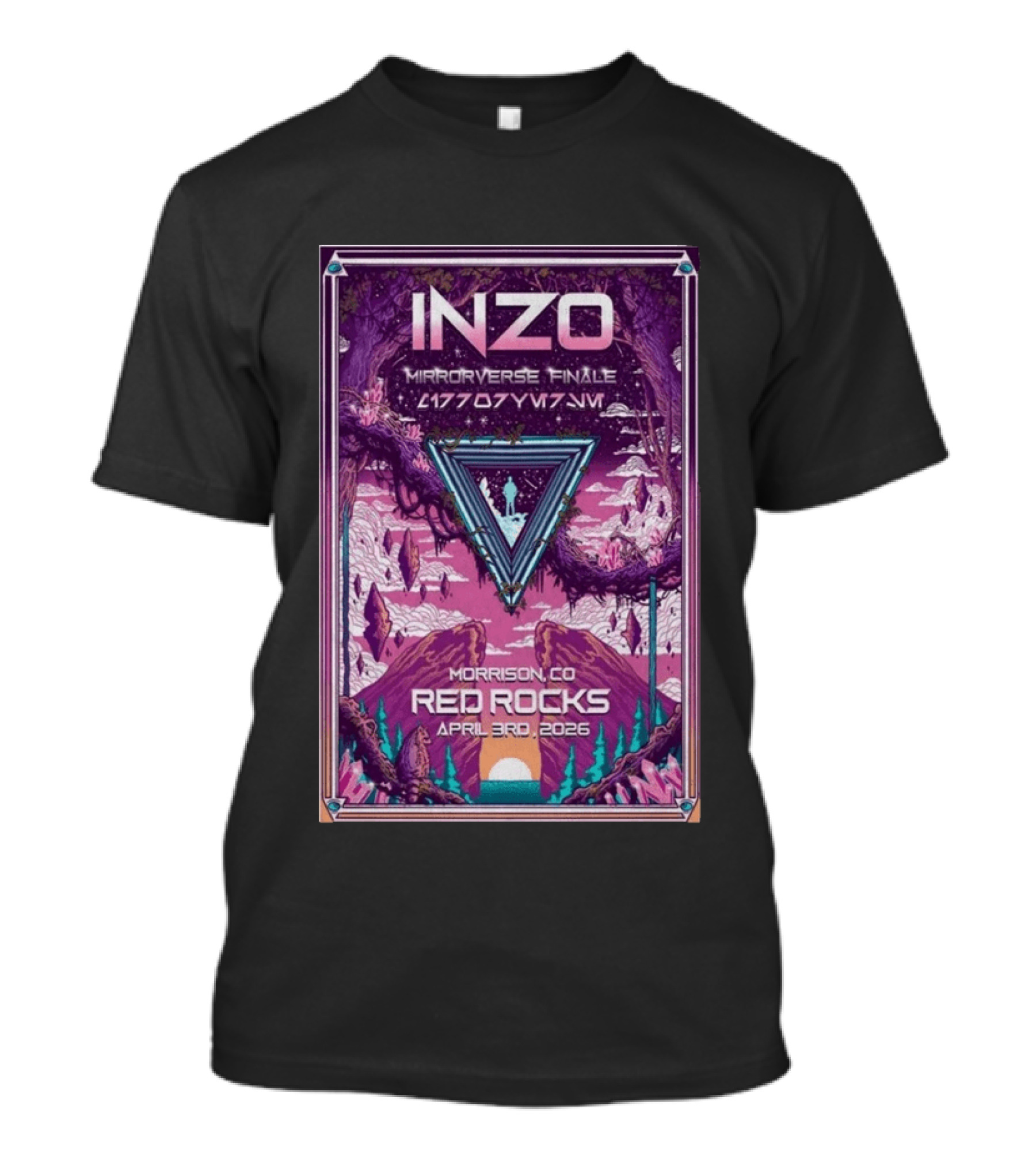INZO Mirrorverse Finale Red Rocks Morrison CO April 3 2026 T-Shirt