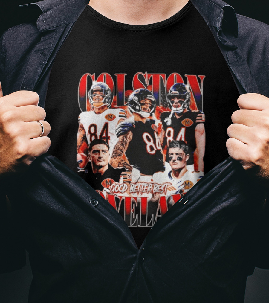 Colston Loveland Good Better Best 84 Football T-Shirt