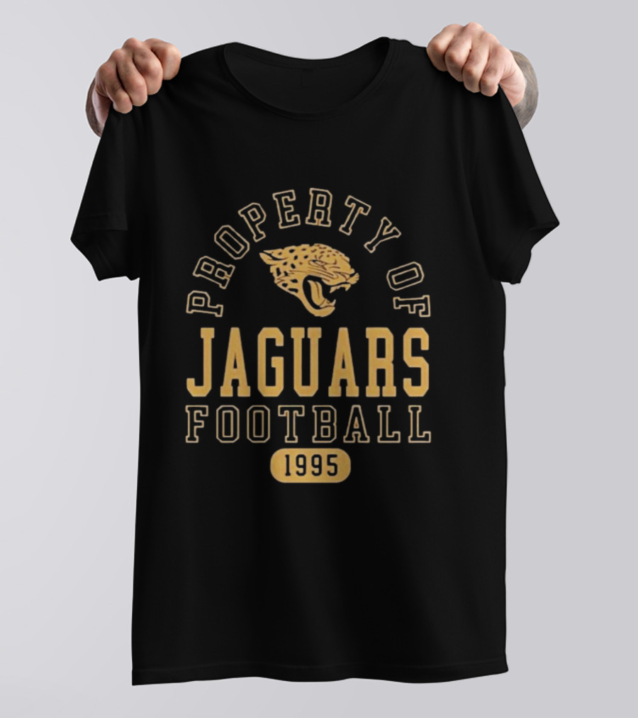 Property Of Jaguars Football 1995 T-Shirt