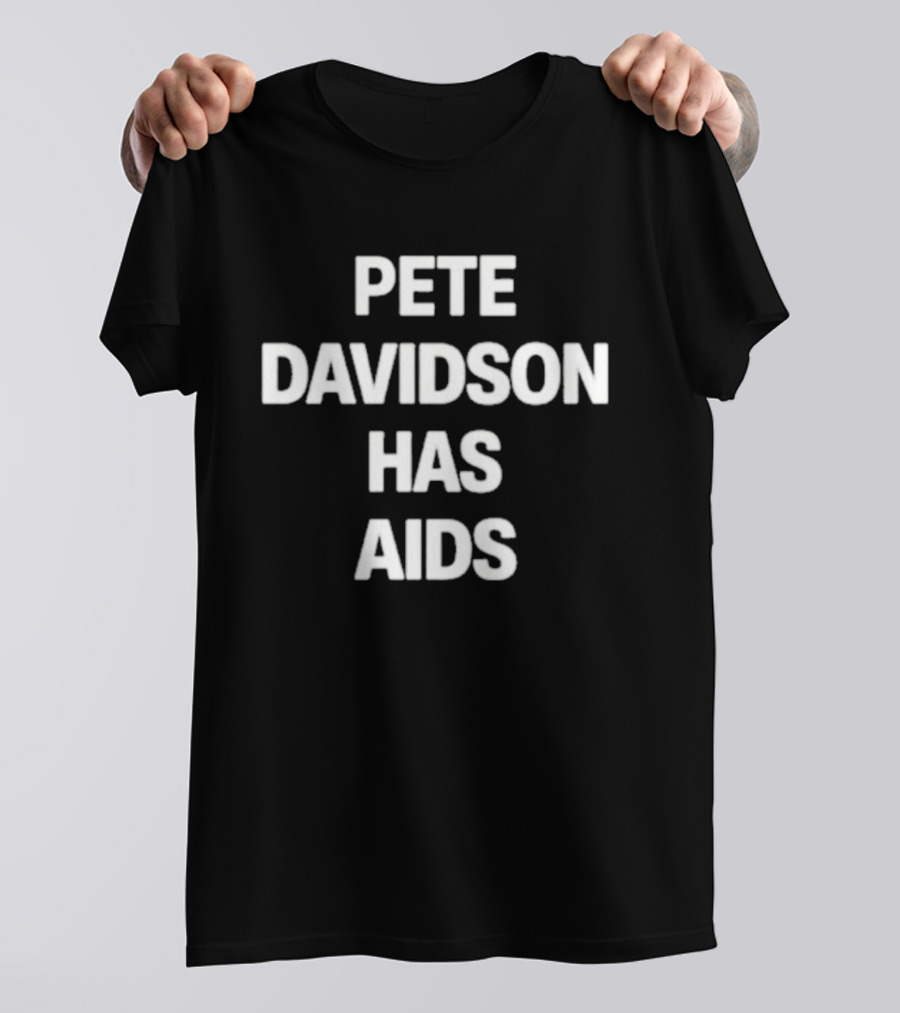 Kanye West Yeezy Pete Davidson Has Aids T-Shirt