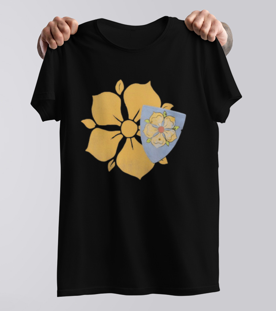 Kingdom Come Deliverance II Yellow Flower Emblem Vavak T-Shirt