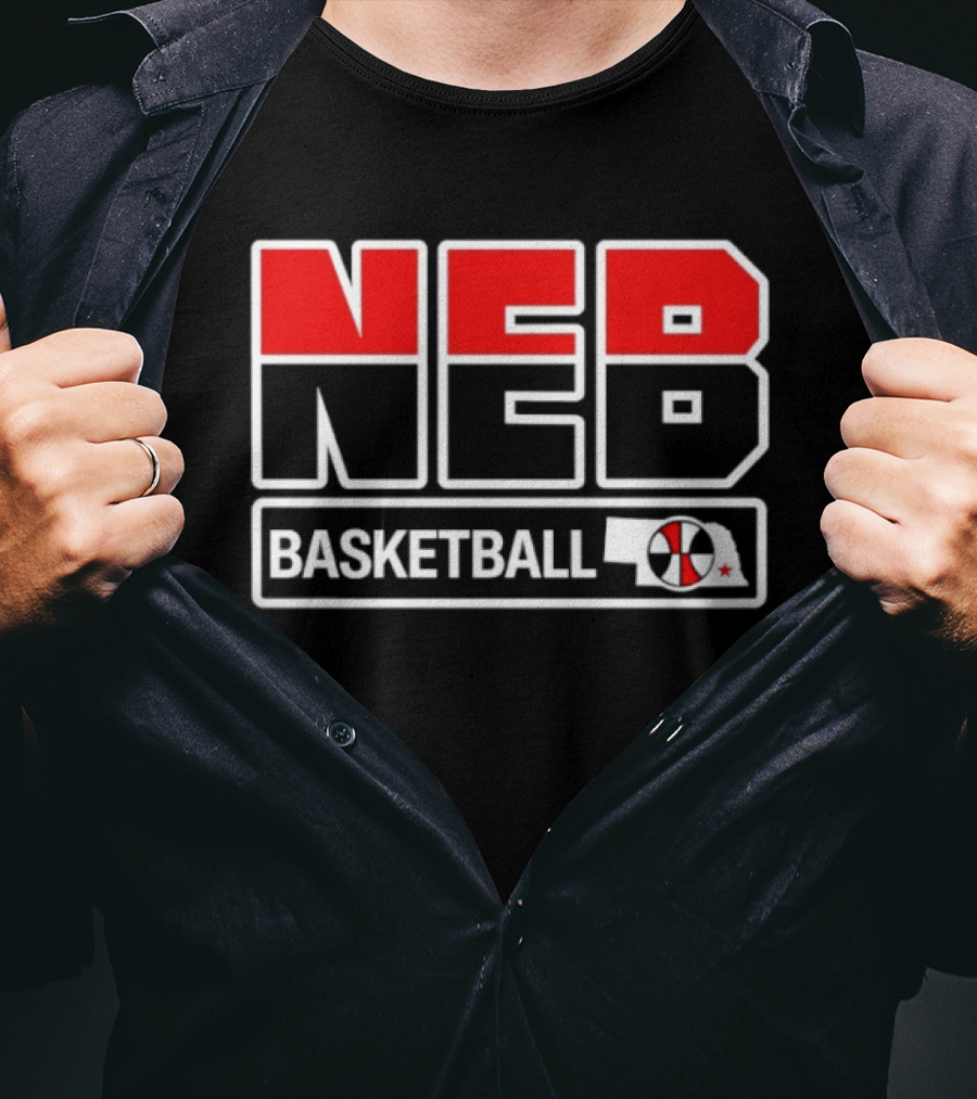 NEB Basketball Crewnecks Vintage Style Basketball T-Shirt