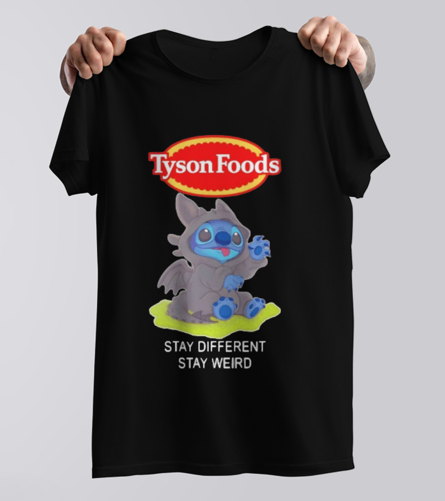 Tyson Foods Toothless Stitch Stay Different Stay Weird T-Shirt