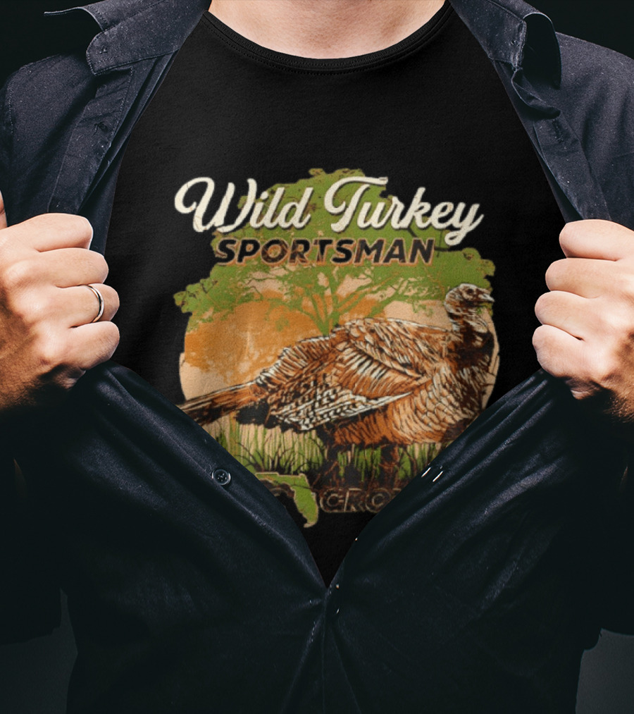 Wild Turkey Sportsman Flogrown Florida Wildlife Hunter T-Shirt
