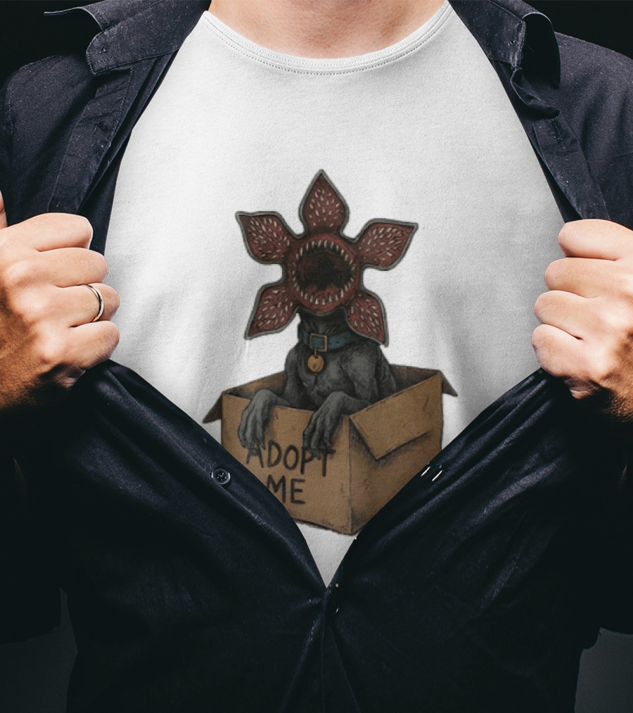 Adopt A Demogorgon Adopt Me Stranger Things Pet Box T-Shirt