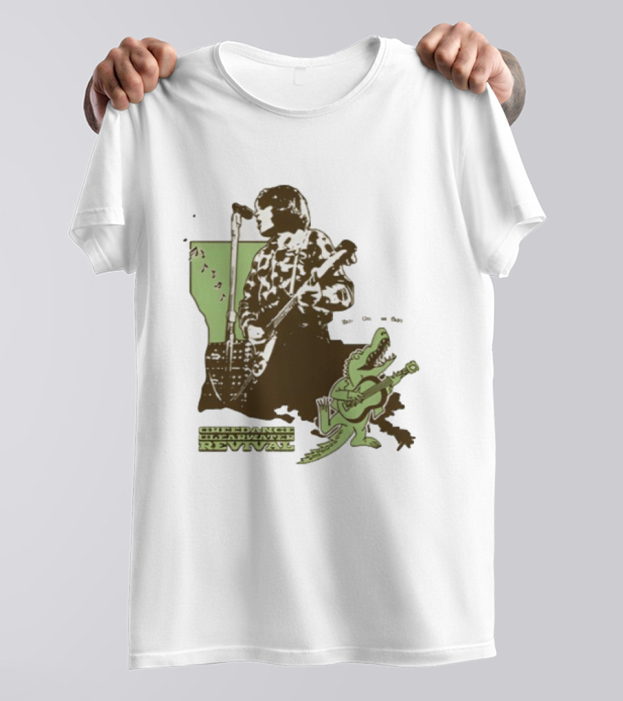 Creedence Clearwater Revival Bayou Vibes Swampy Riffs Pure CCR T-Shirt