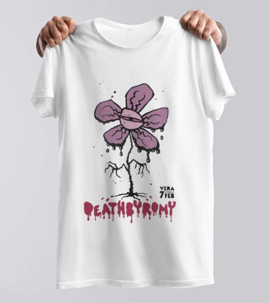DeathbyRomy Vera 7 Feb Groningen Netherlands 2 7 2026 Purple Flower T-Shirt