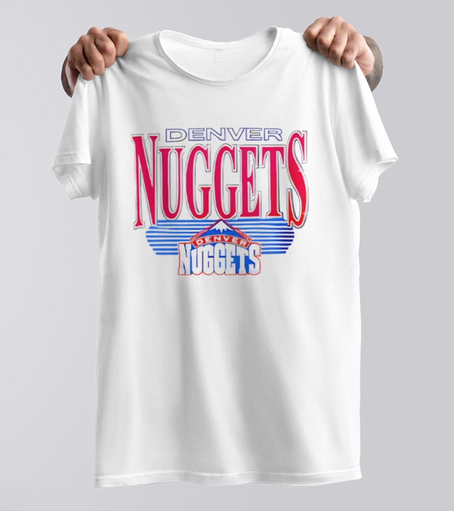 Denver Nuggets NBA Basketball Retro Style Vintage Logo Collection T-Shirt