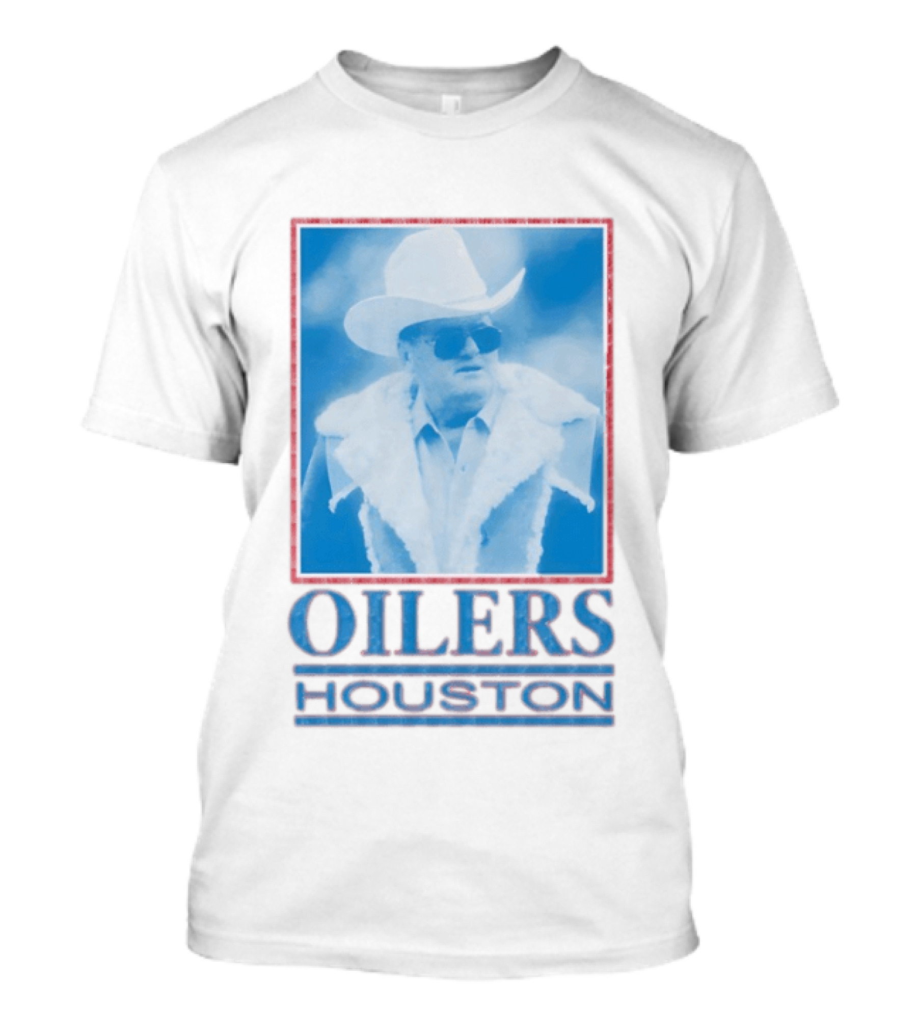 Houston Oilers Coach Bum Phillips T-Shirt