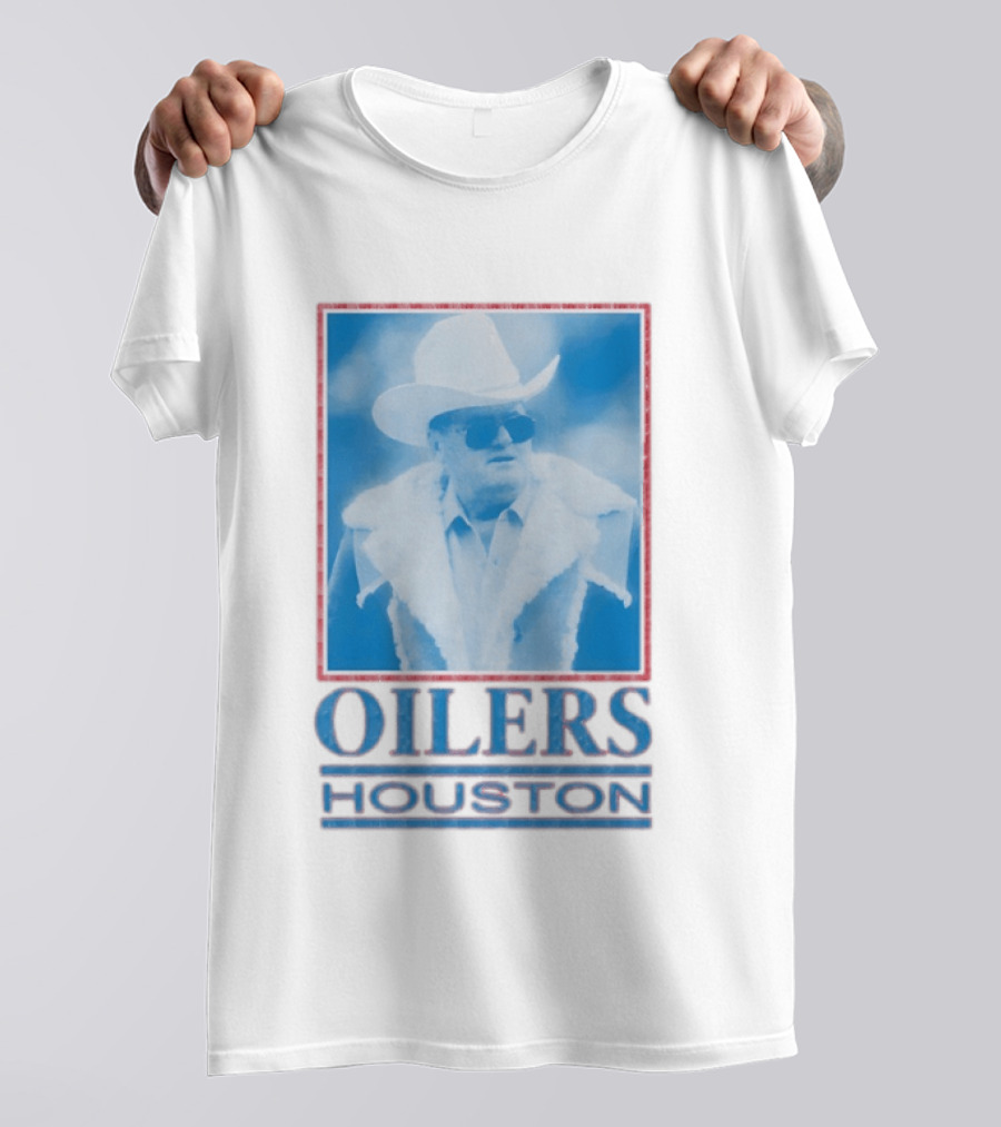 Houston Oilers Coach Bum Phillips T-Shirt