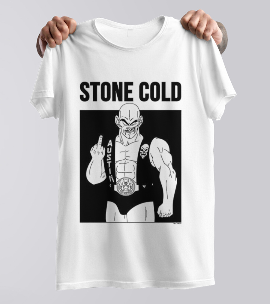 Stone Cold Nappa Gesture Iconic Fusion T-Shirt