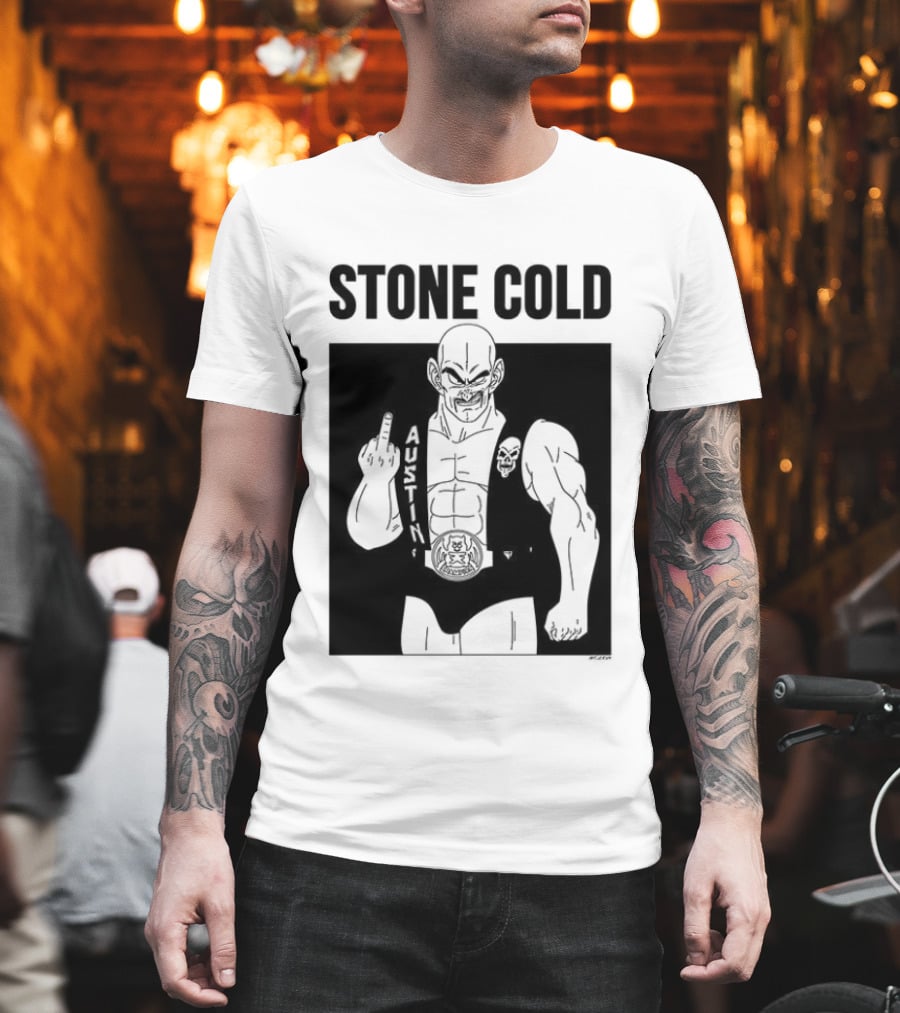 Stone Cold Nappa Gesture Iconic Fusion T-Shirt