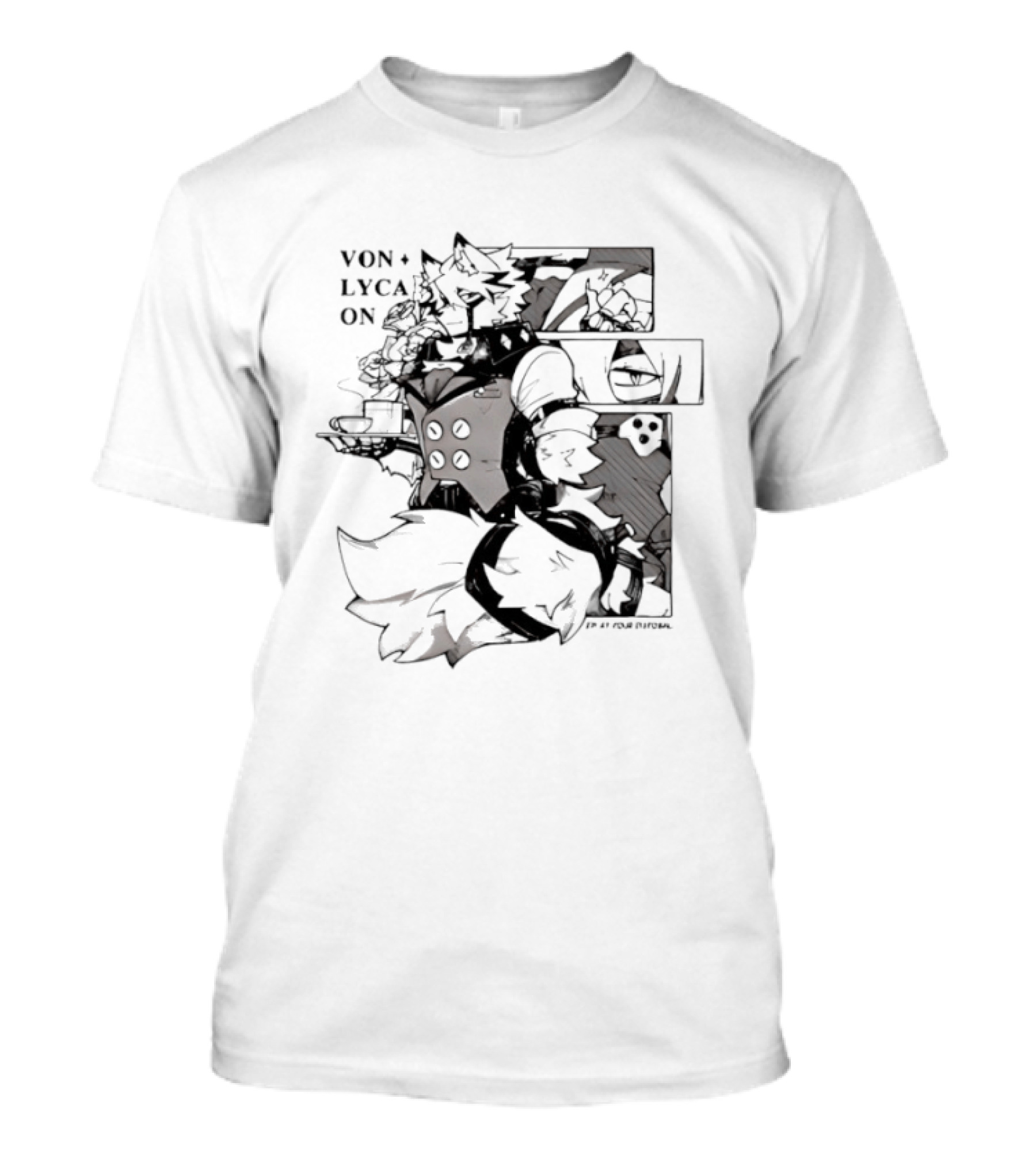 Von Lycaon Comic Collage T-Shirt