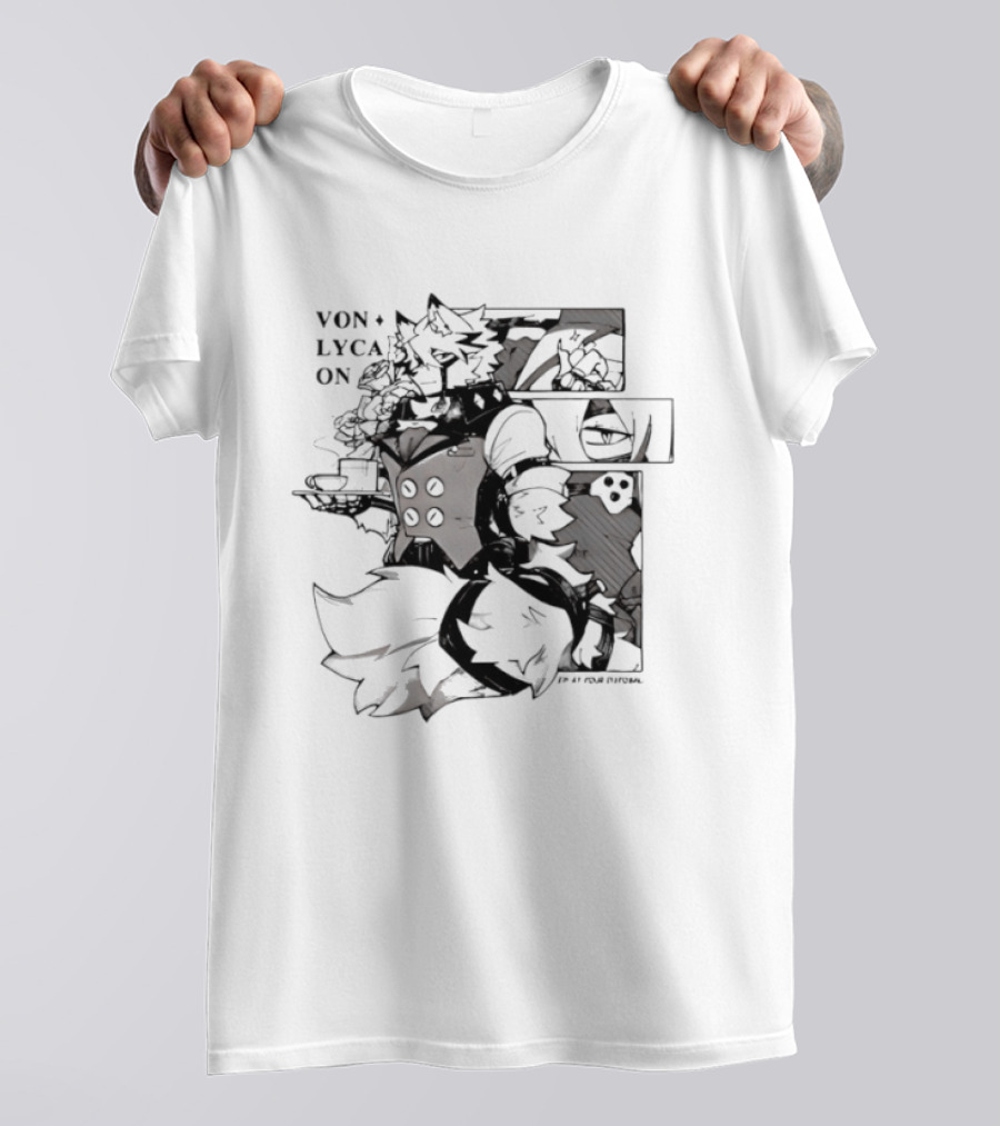 Von Lycaon Comic Collage T-Shirt