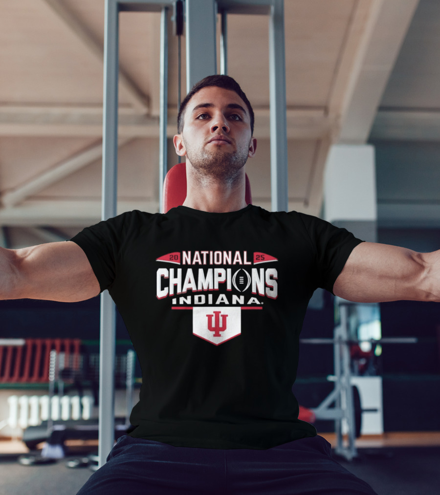 Indiana Hoosiers National Champions Football 2025 CFP T-Shirt
