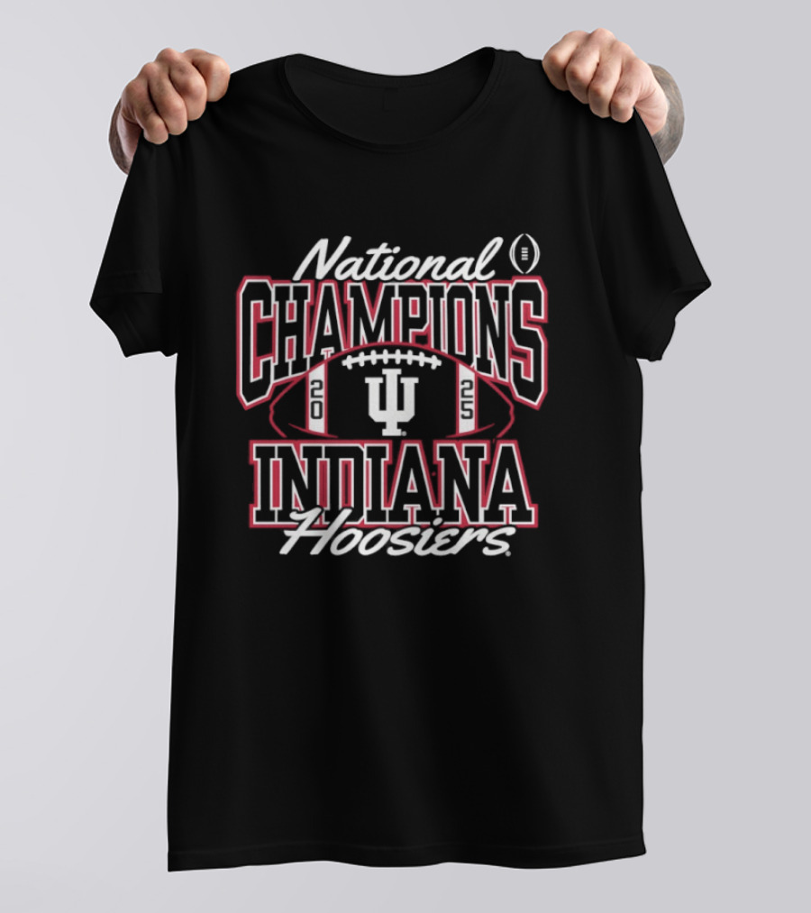 Indiana Hoosiers National Champions 2025 Football CFP Winners T-Shirt