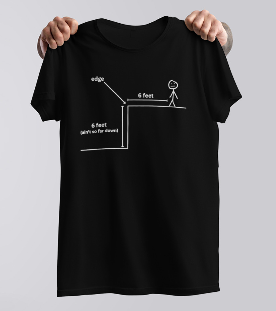 Creed One Last Breath Stick Figure Edge 6 Feet Up And Down T-Shirt